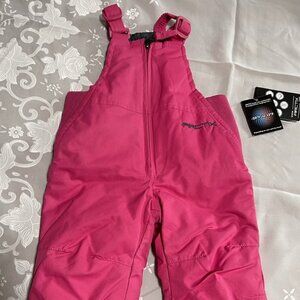 ARCTIX Snow Bib Overall Snowsuit Infant Baby Kids Size 12m Pink And Gray